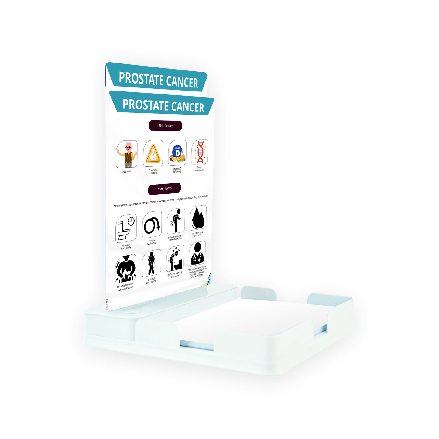 Prostate Cancer_1: 2 Slides With Patient Leaflet Tray