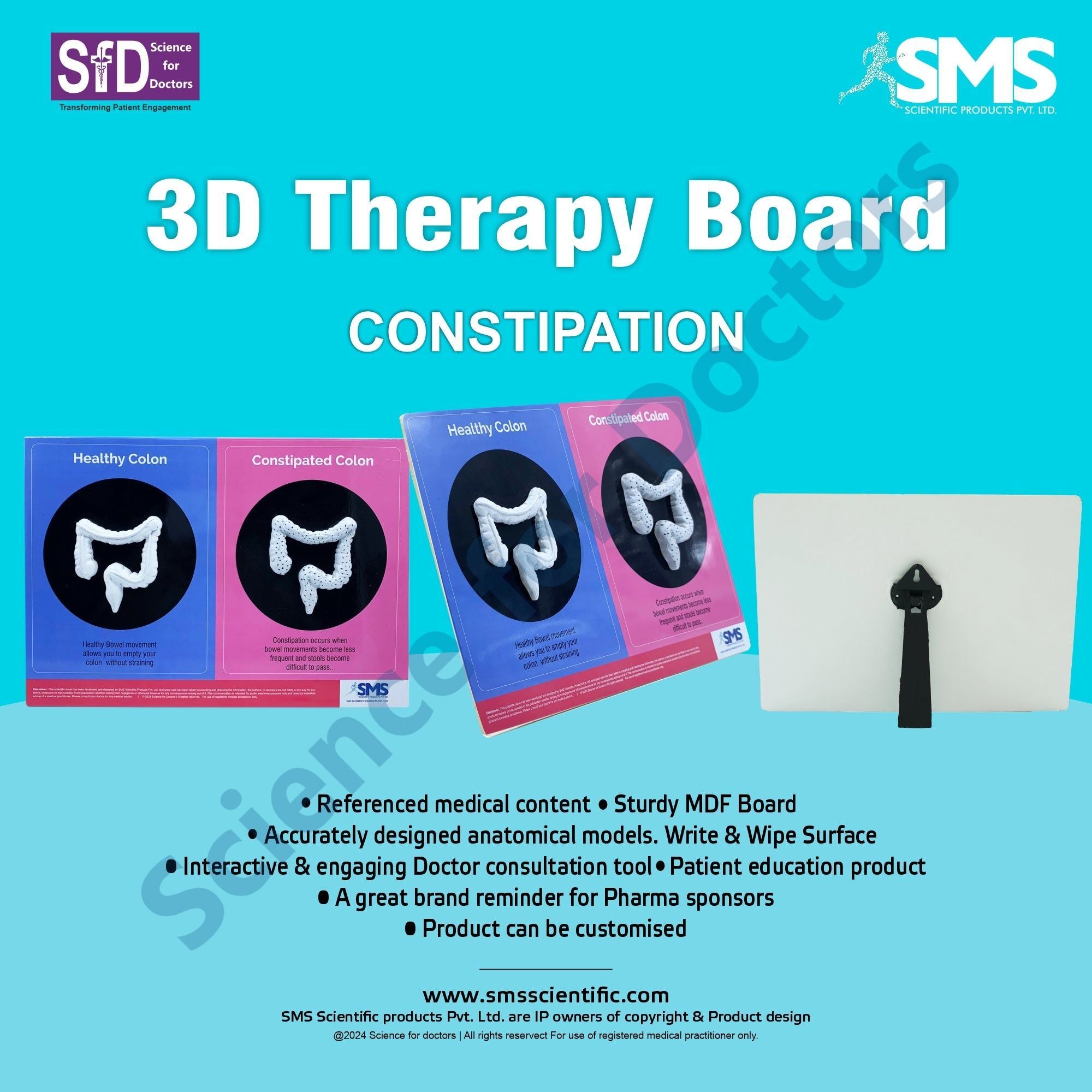 Constipation: 3D Therapy Board – SMS Scientific Products Pvt. Ltd.