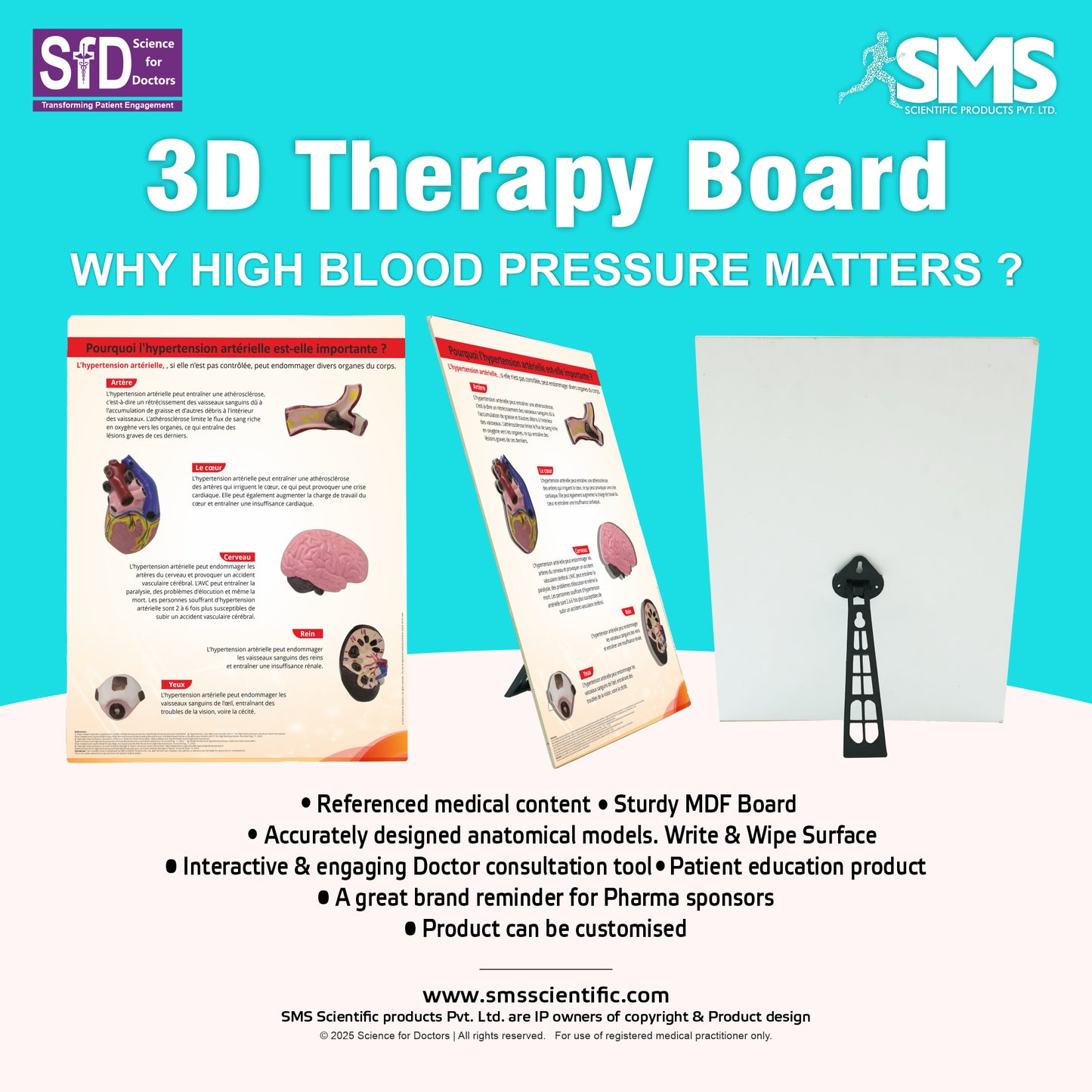 High Blood Pressure: 3D Therapy Board
