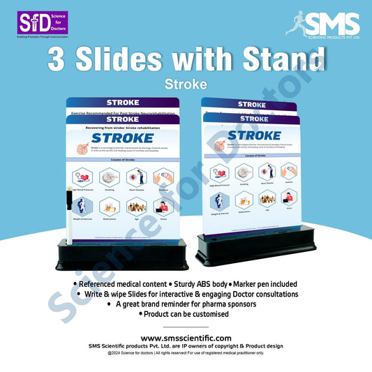 Stroke: 3 Slides on Stand