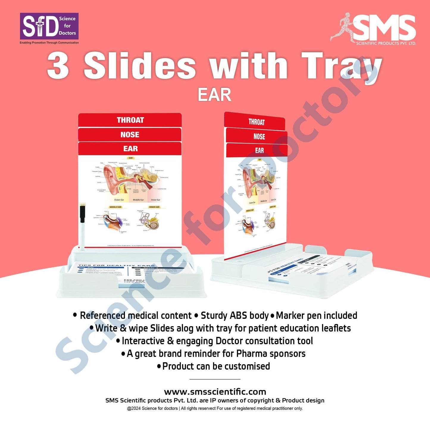 EAR - 3 Slides With Tray