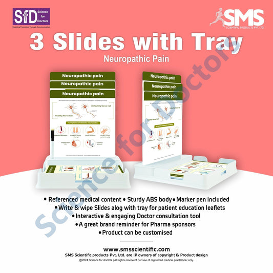 Neuropathic Pain: 3 Slides Patient Leaflet Tray