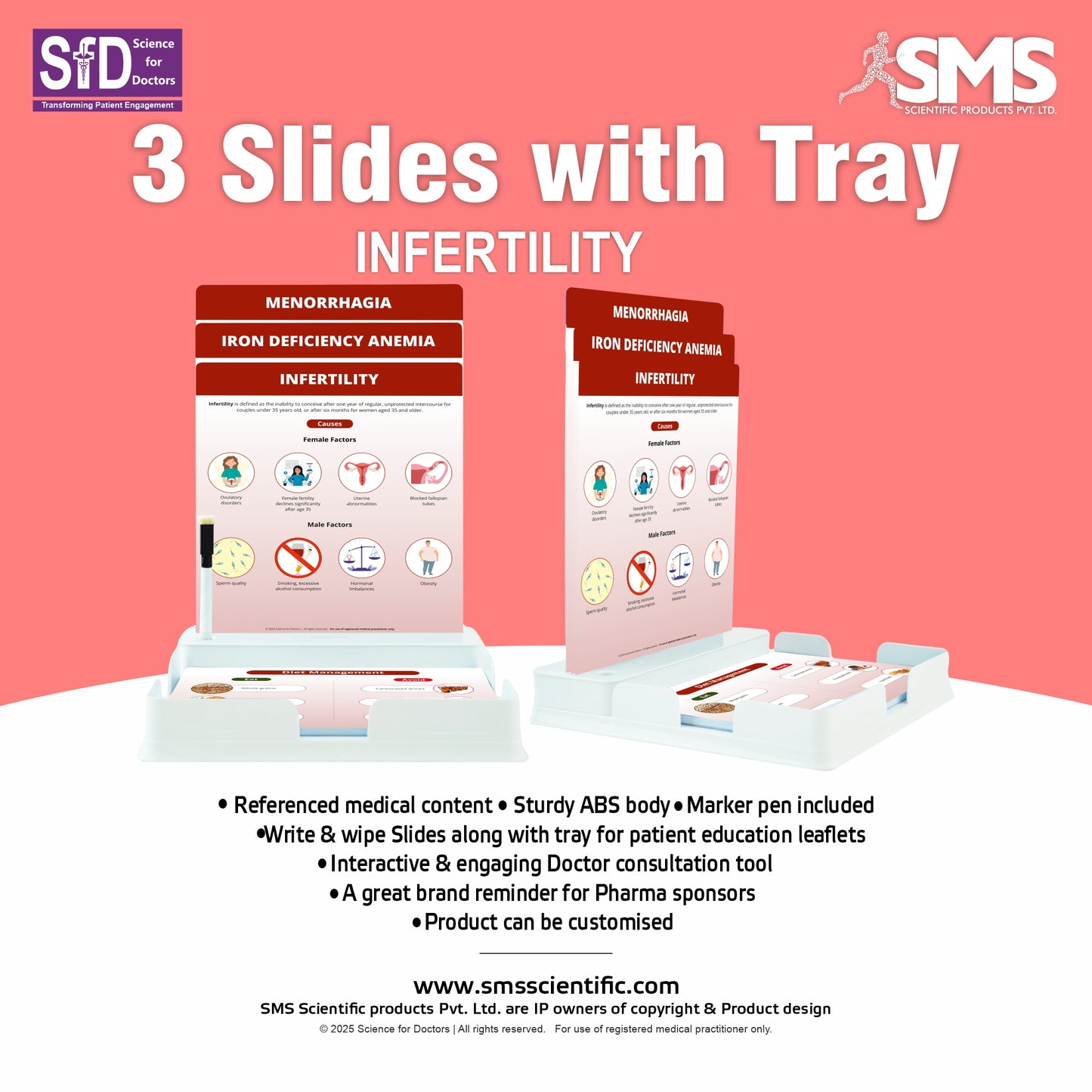 Infertility_1: 3 Slides With Tray
