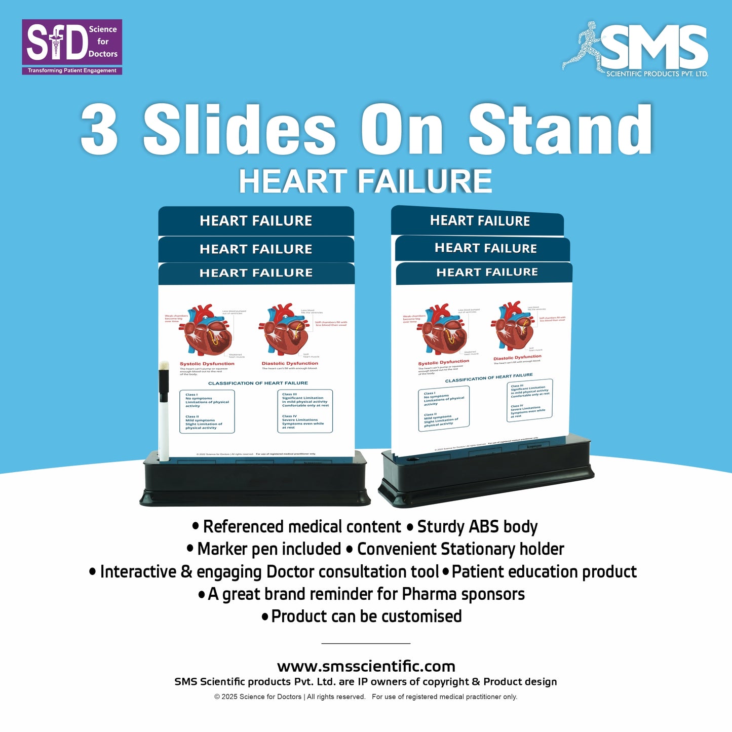 Heart Failure: 3 Slides on Stand