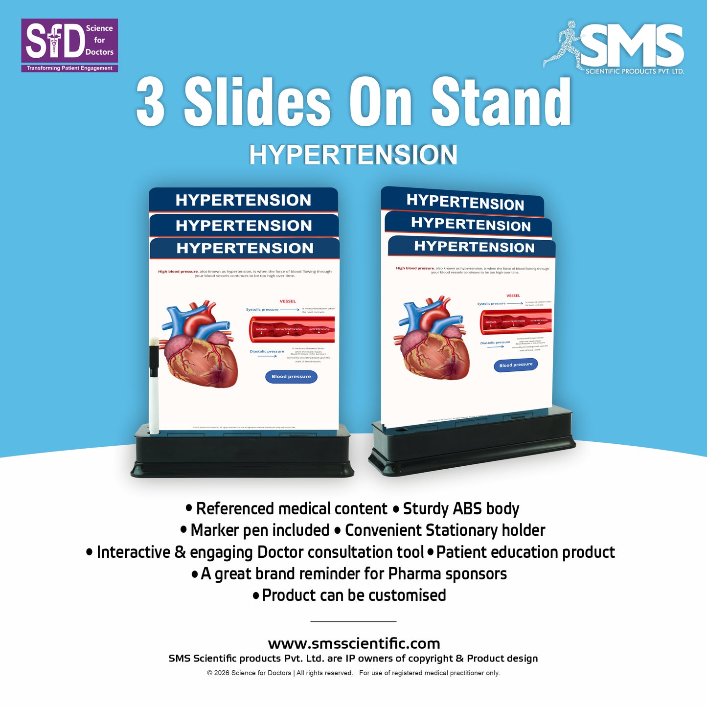 3 Slides on Stand  - Hypertension