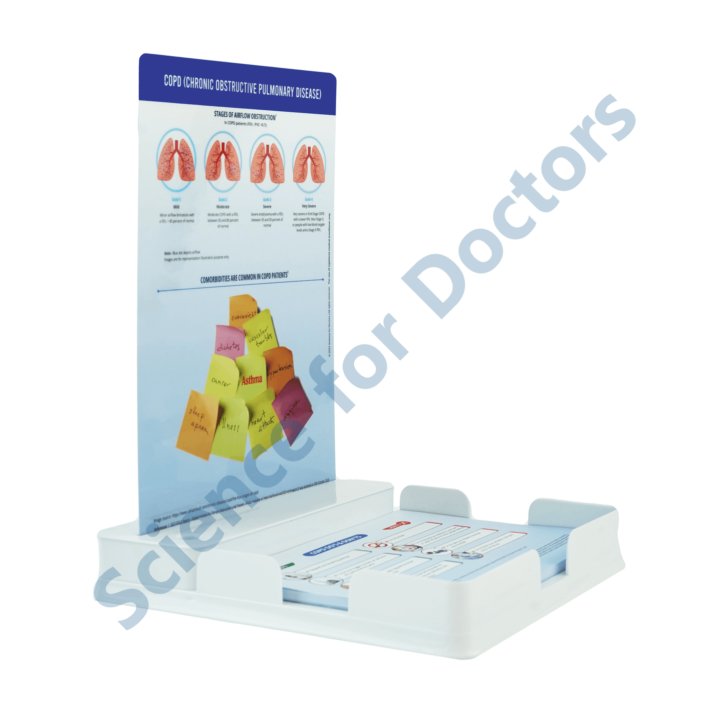 COPD: 1 Slide with Patient Leaflet Tray