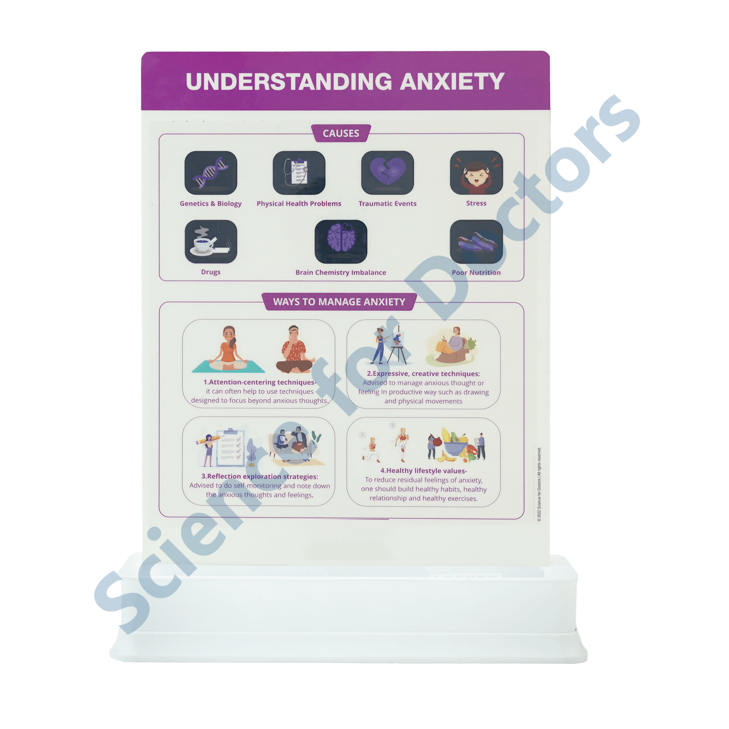 Understanding Anxiety: 1 Slide on stand