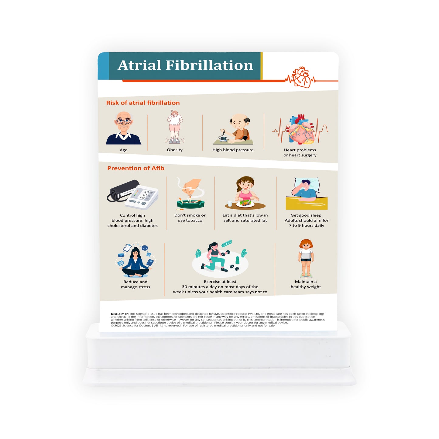 Atrial Fibrillation: 1 Slide With Stand