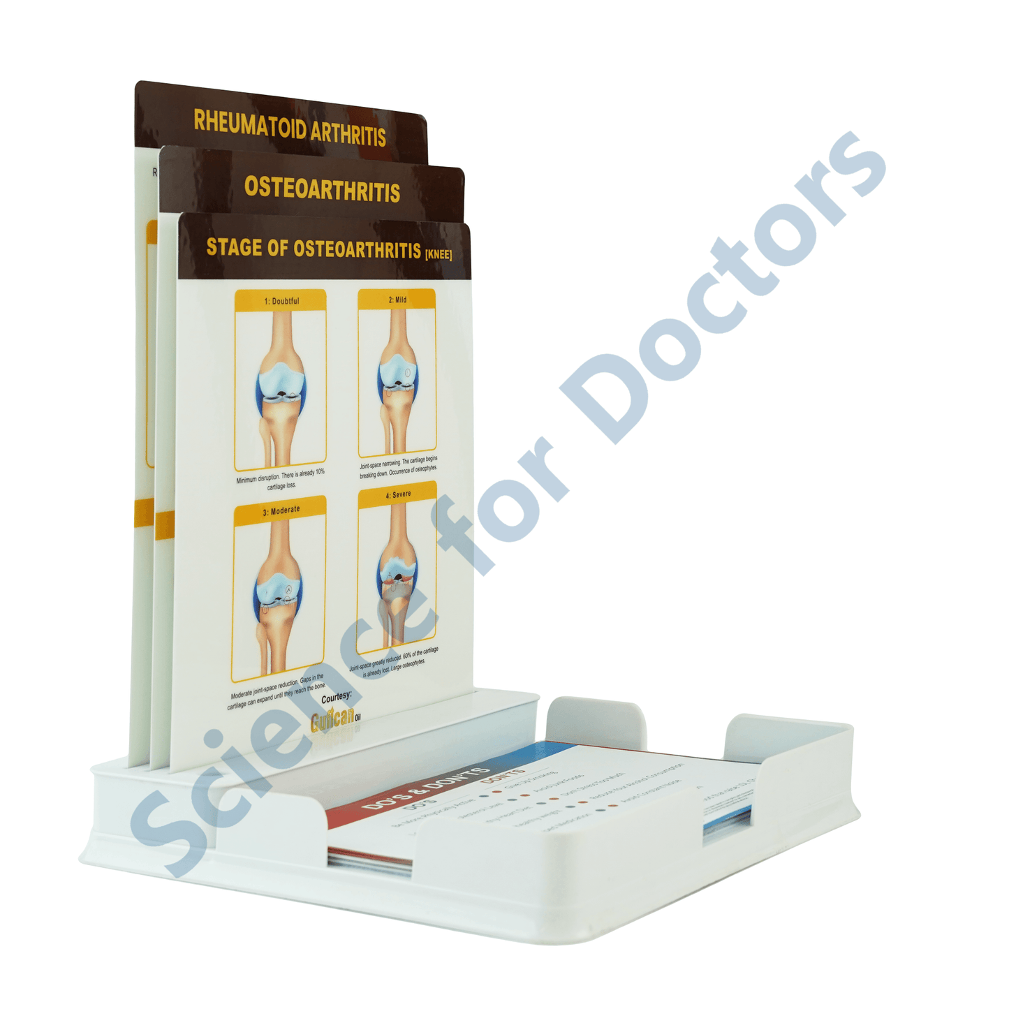 Osteoarthritis: 3 Slides Patient Leaflet Tray