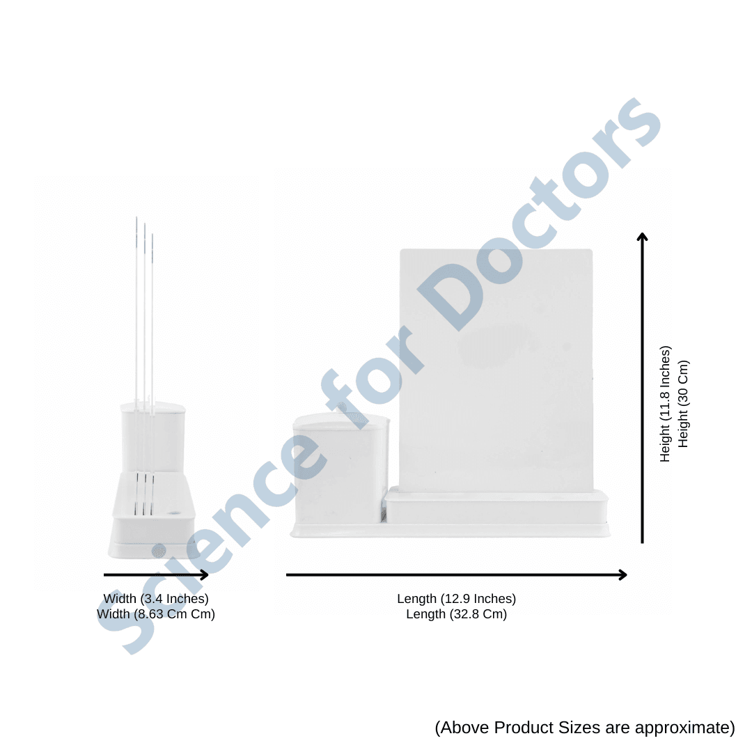 Nephrolithiasis: 3 Slides Write Wipe With Utility Container