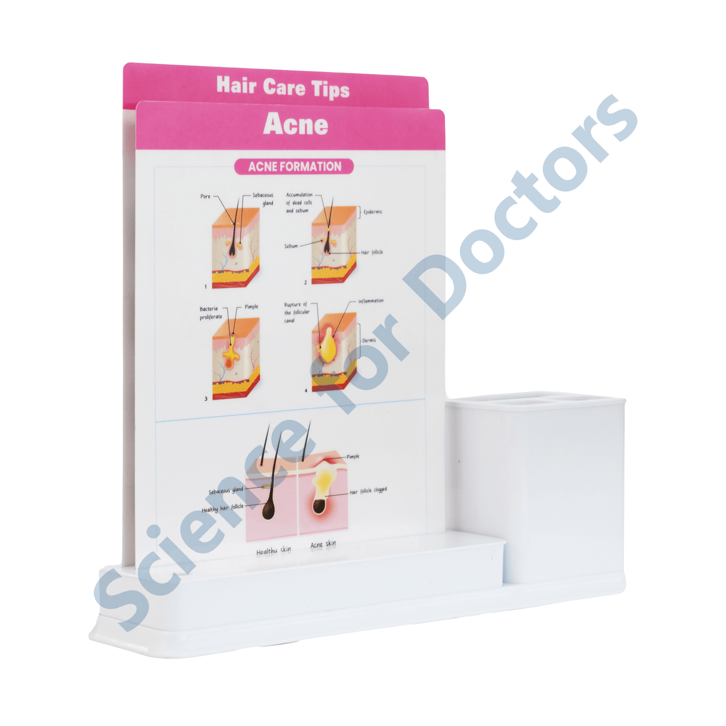 Acne: 2 slide on stand with Stationary stand