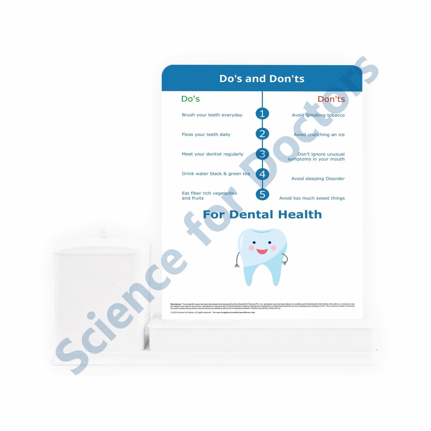 Dental Problems: 3 Slide Write Wipe With Utility Container