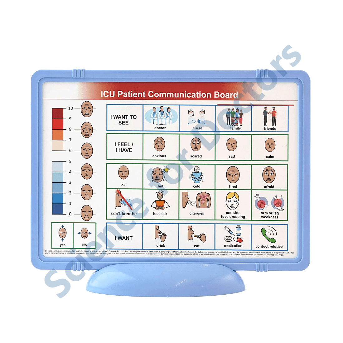 ICU Patient Communication Board: The Frame Write and Wipe