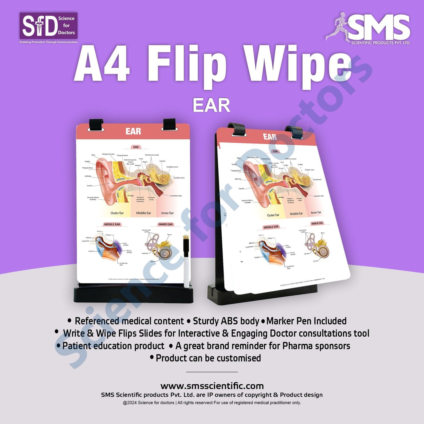 EAR : A4 Flip Wipe