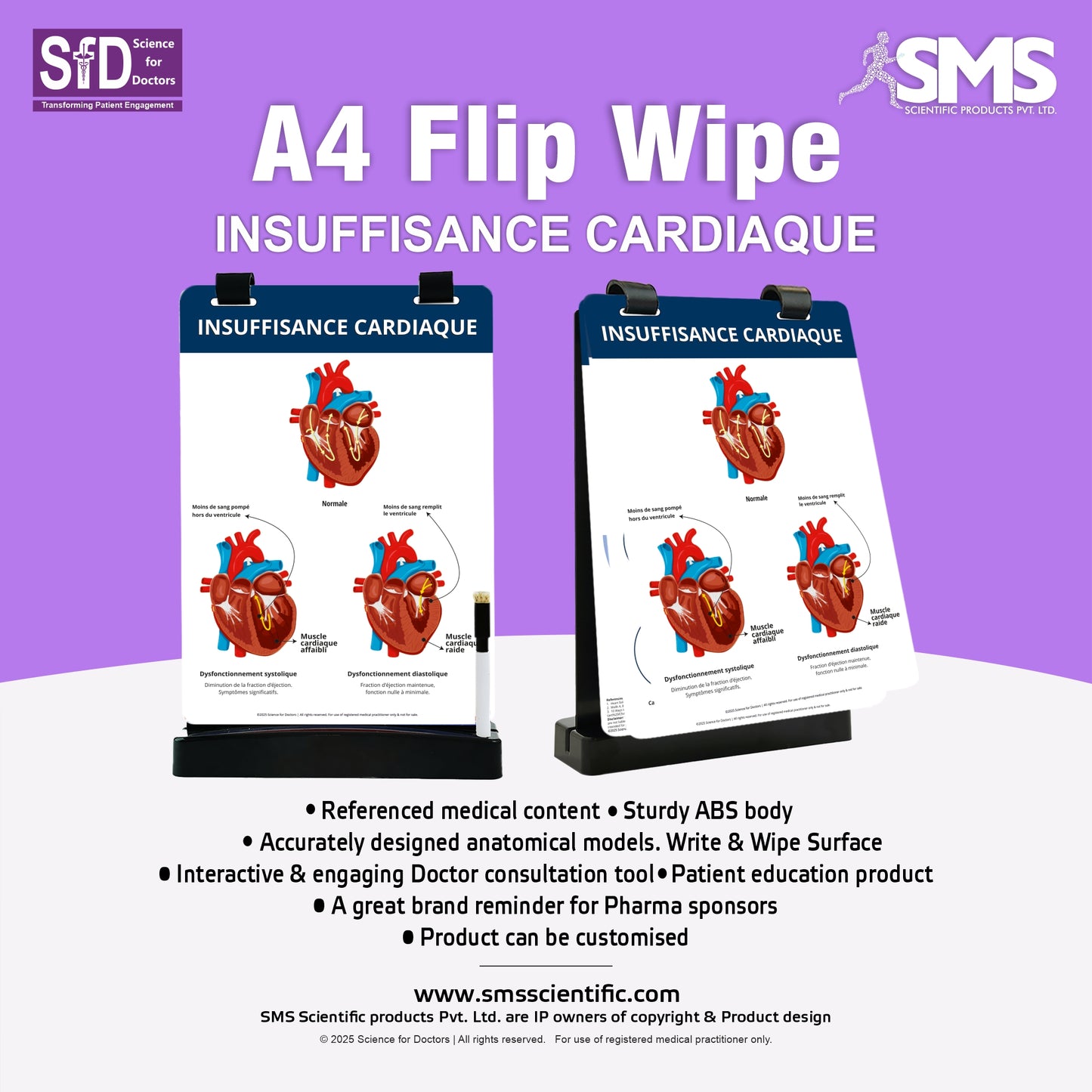 Insuffisance Cardiaque: A4 Flip Wipe