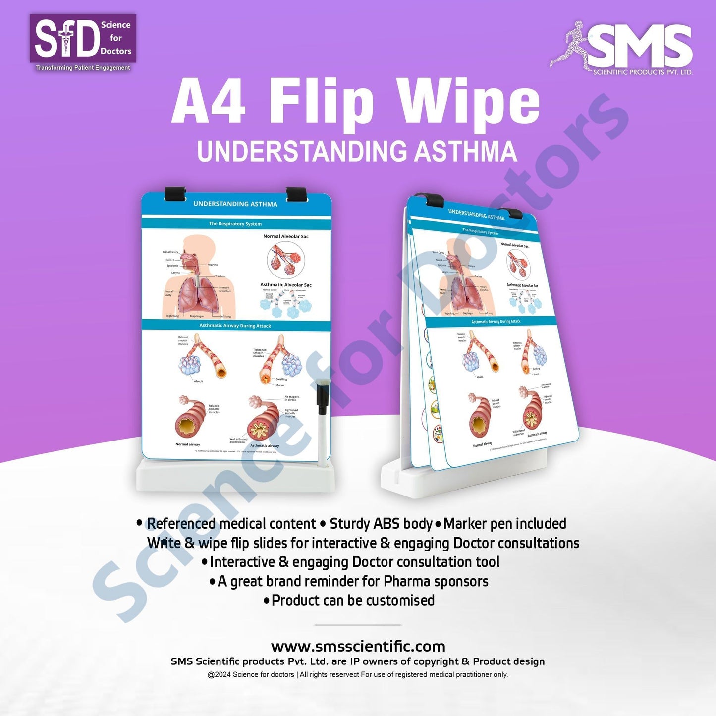 Understanding Asthma: A4 Flip Wipe