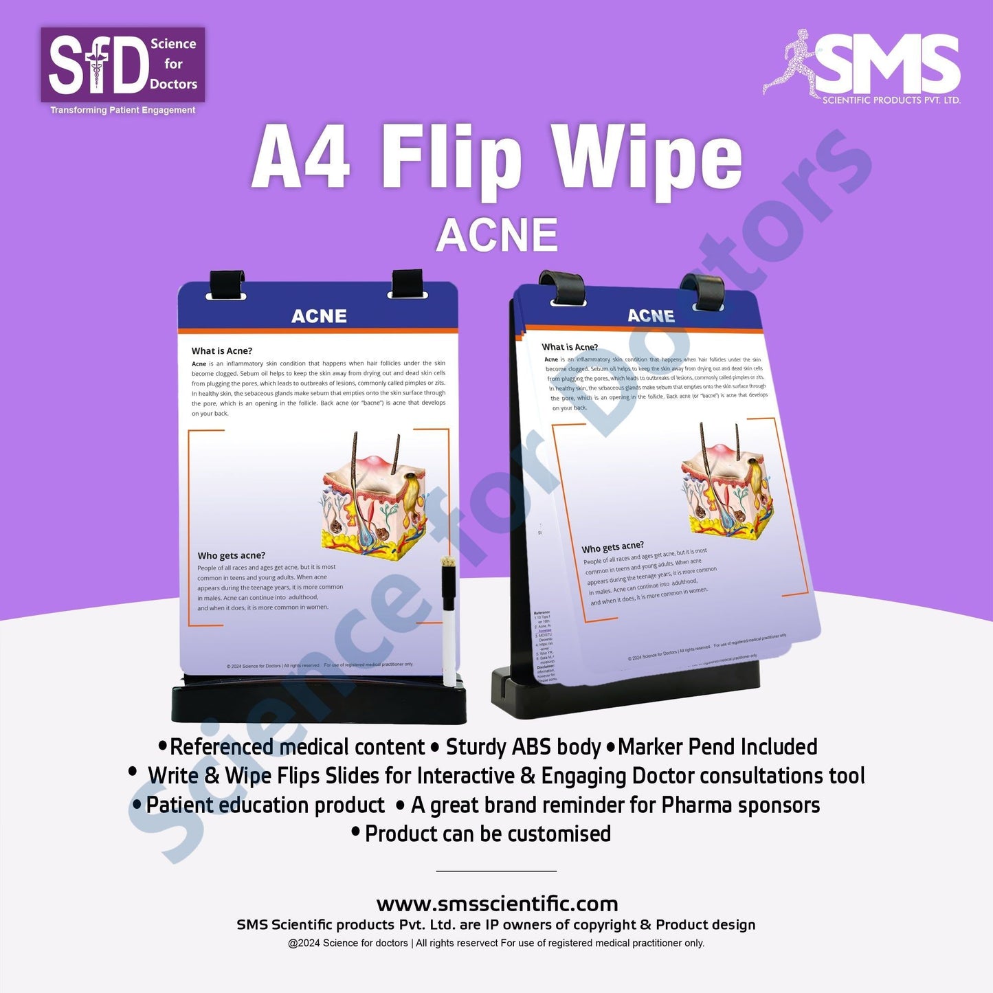 Acne_3: A4 Flip Wipe