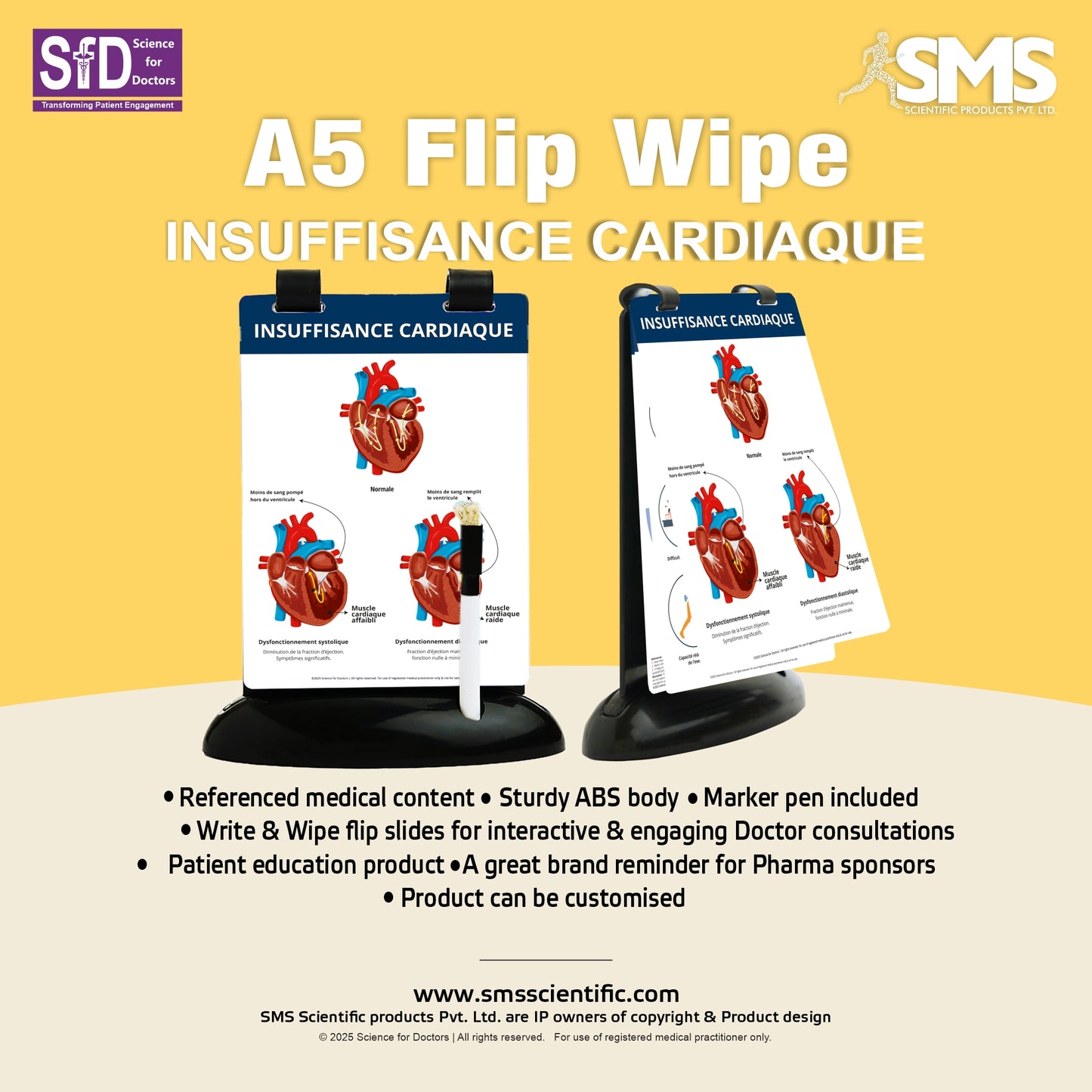 Heart Failure: A5 Flip Wipe