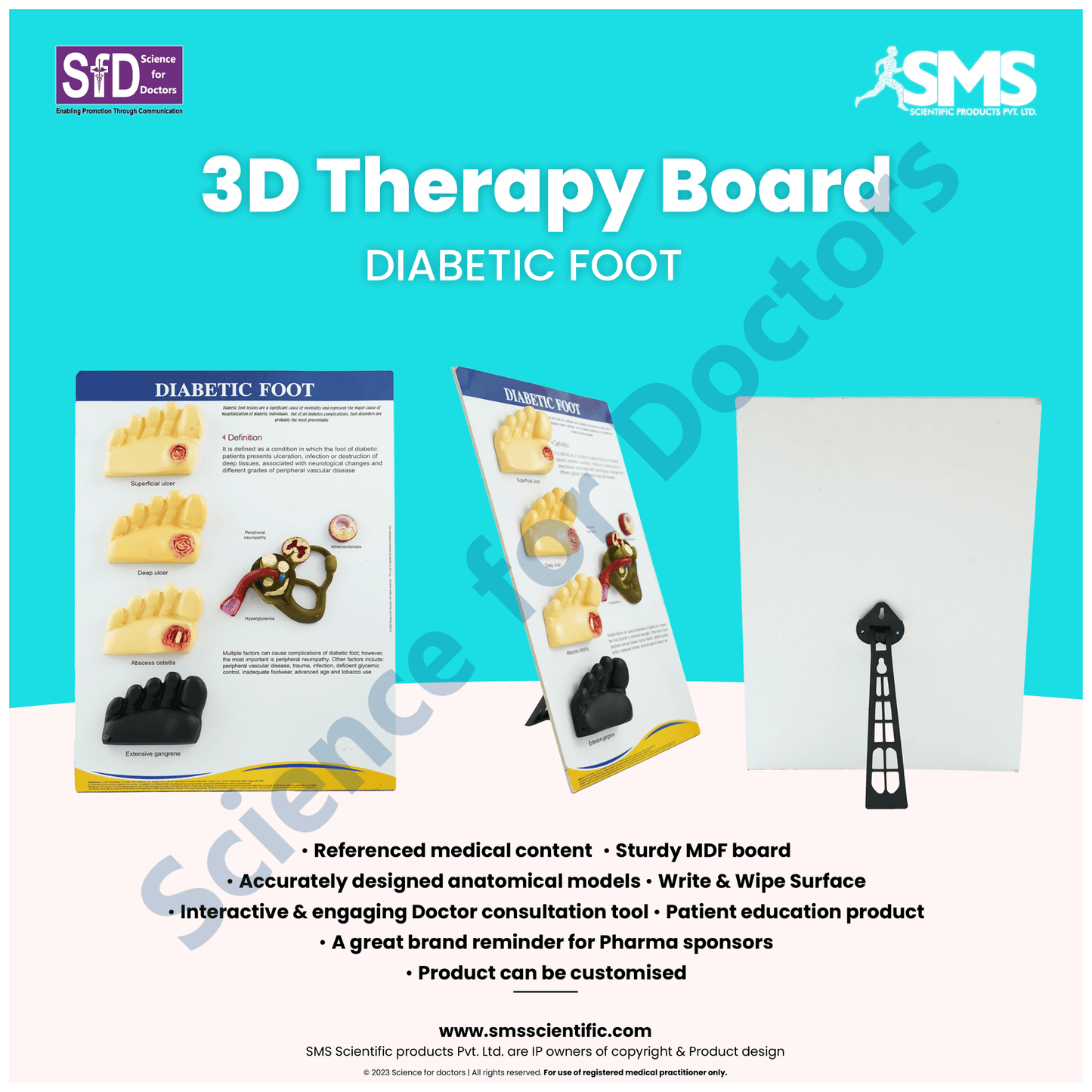 Diabetic Foot: 3D therapy Board