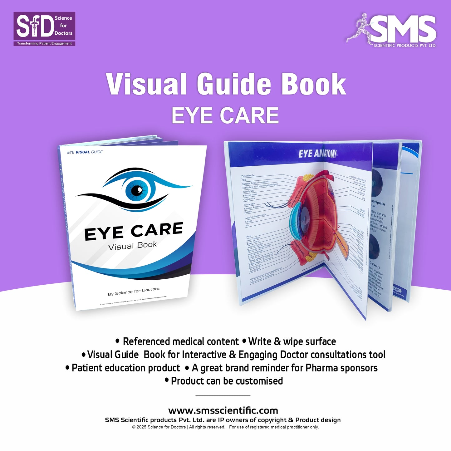 Visual Guide Book Write & Wipe - EYE CARE