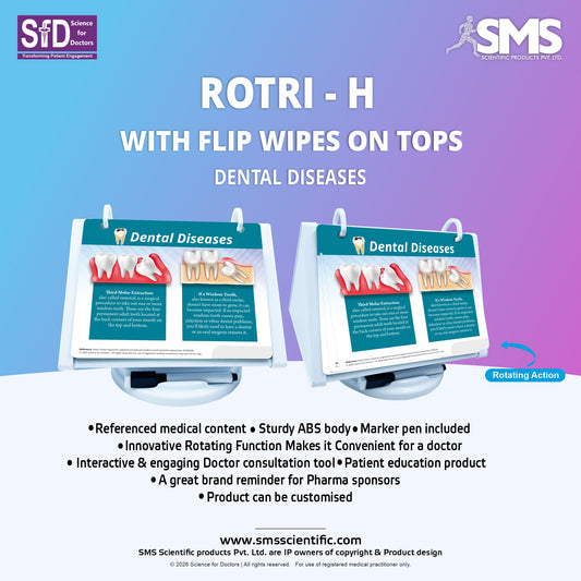 ROTRI - H WITH FLIP WIPES ON TOPS  - Dental Diseases