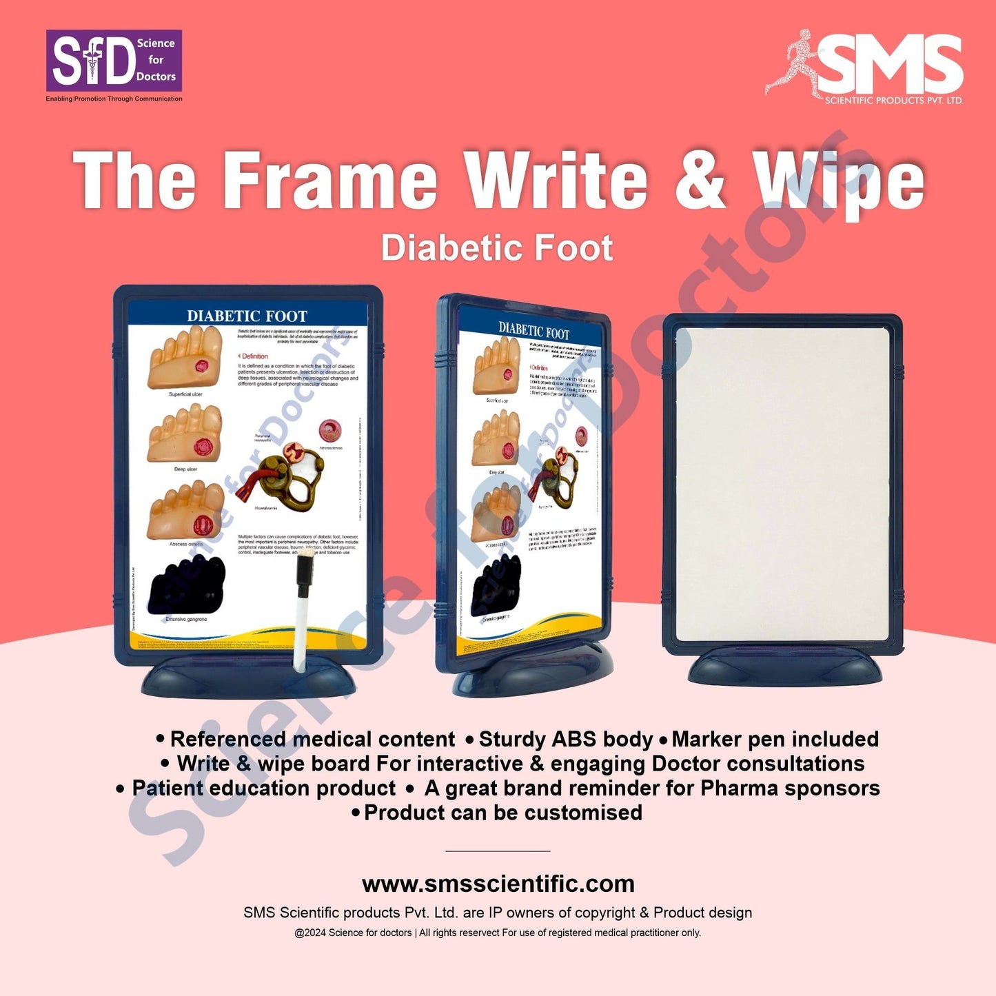 Diabetic Foot: The Frame Write & Wipe 2