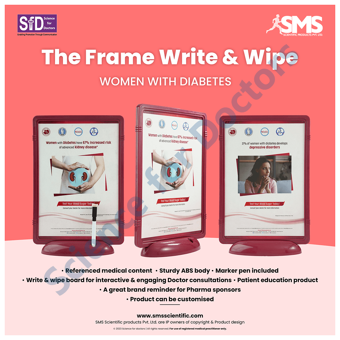 Women with Diabetes: The Frame Write and Wipe