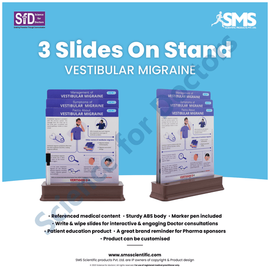 Vestibular Migraine: 3 slide on stand